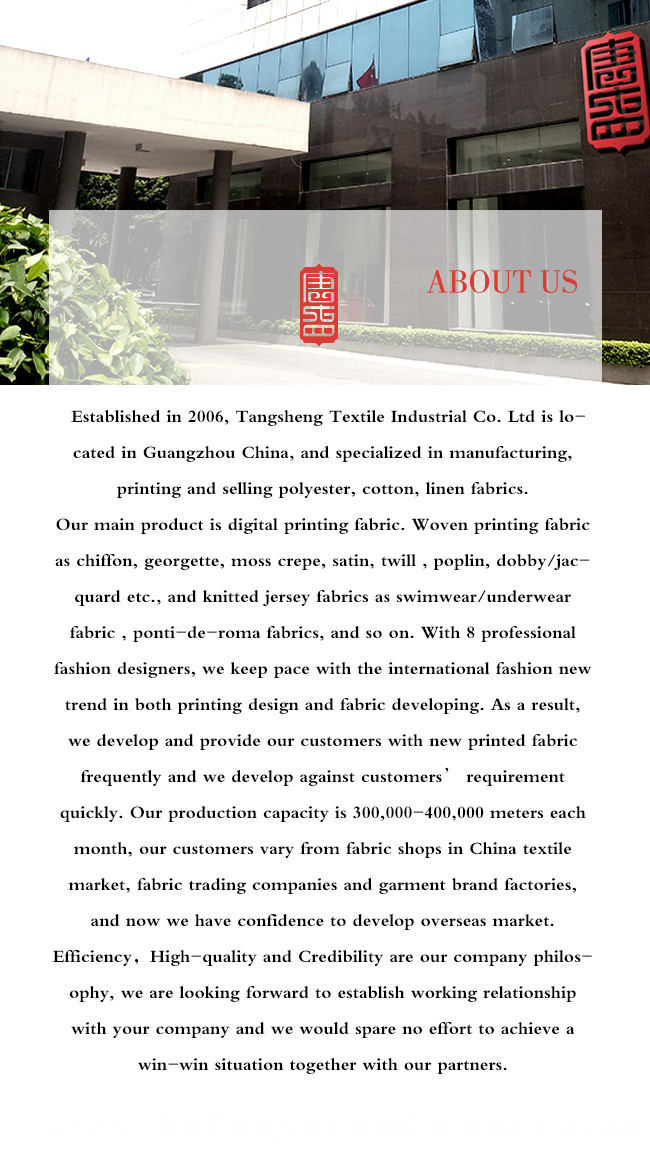 185GSM Printed Polyester Twill Garment/ Home Textile Fabric